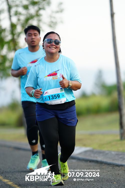 Race photo from KBP City Run 2024