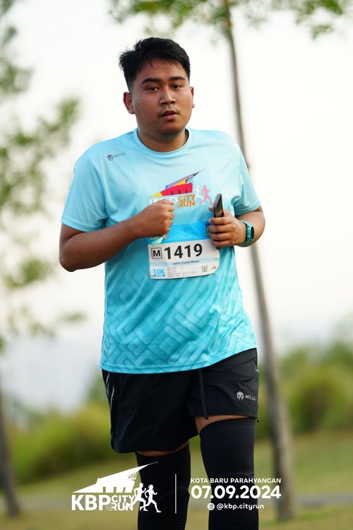 Race photo from KBP City Run 2024