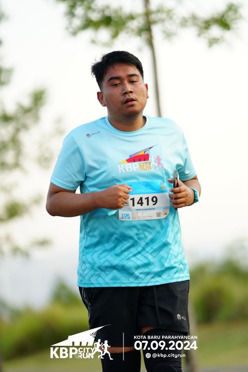 Race photo from KBP City Run 2024