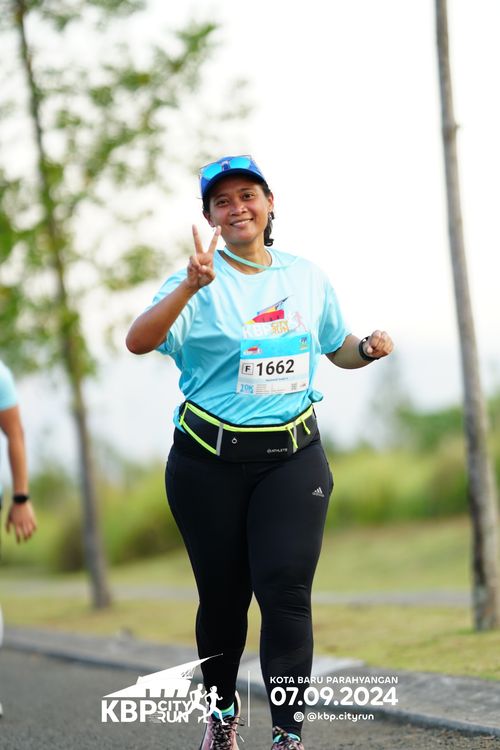 Race photo from KBP City Run 2024