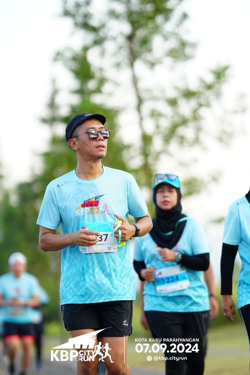Race photo from KBP City Run 2024