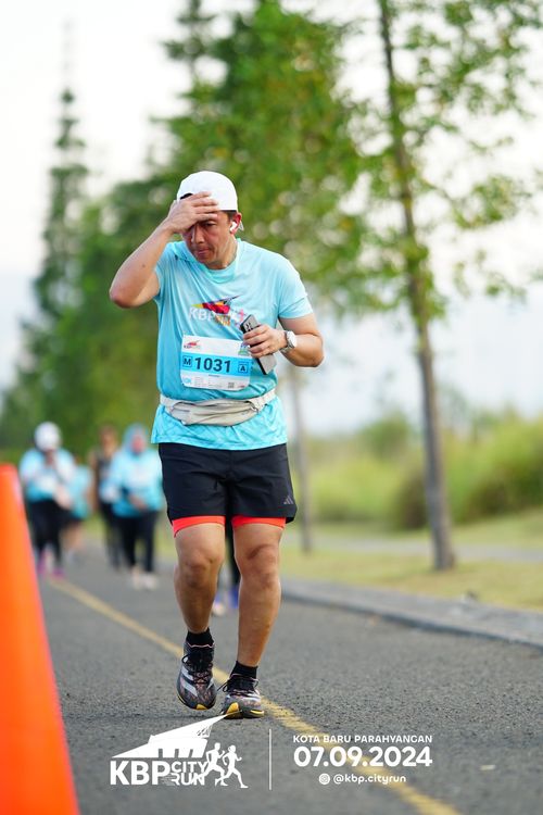 Race photo from KBP City Run 2024