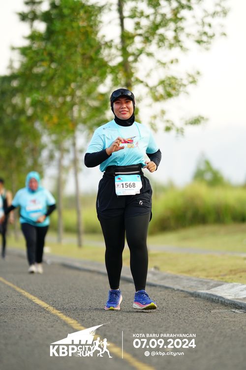 Race photo from KBP City Run 2024