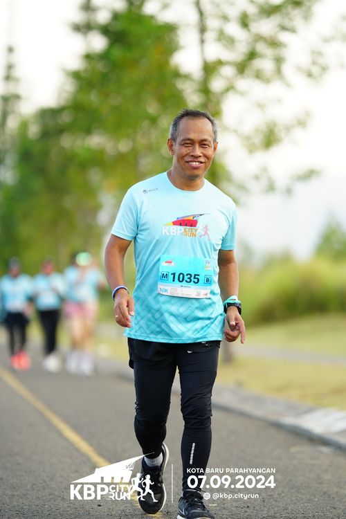 Race photo from KBP City Run 2024