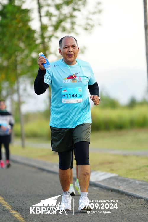 Race photo from KBP City Run 2024