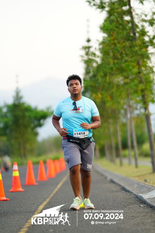 Race photo from KBP City Run 2024