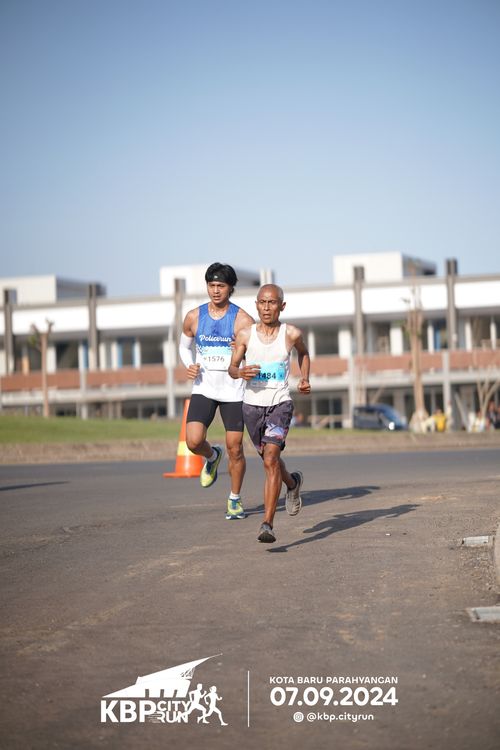Race photo from KBP City Run 2024