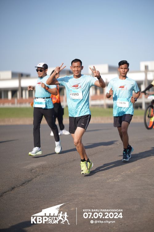Race photo from KBP City Run 2024