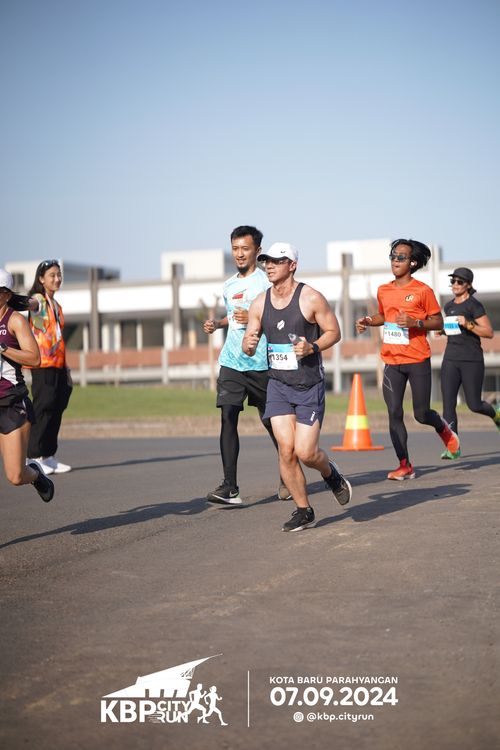 Race photo from KBP City Run 2024