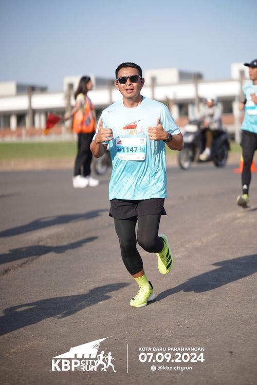 Race photo from KBP City Run 2024