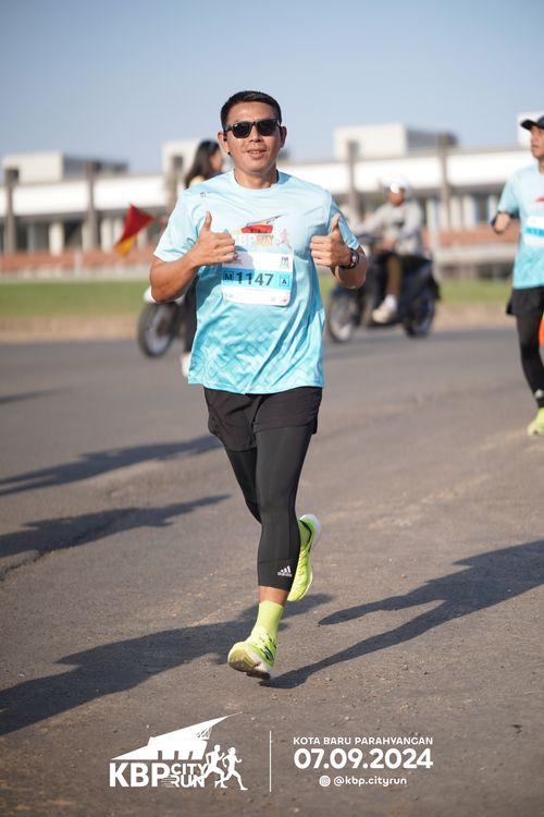 Race photo from KBP City Run 2024