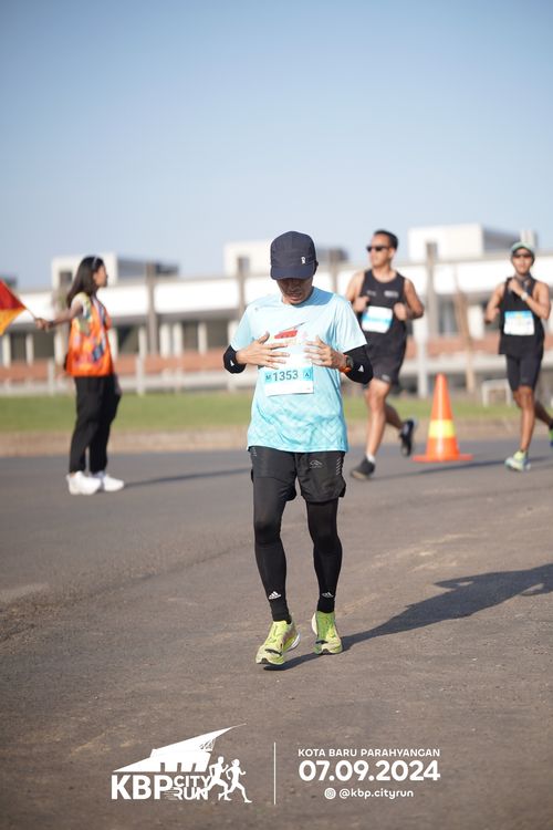 Race photo from KBP City Run 2024