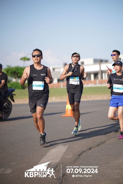 Race photo from KBP City Run 2024