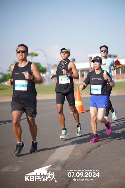 Race photo from KBP City Run 2024