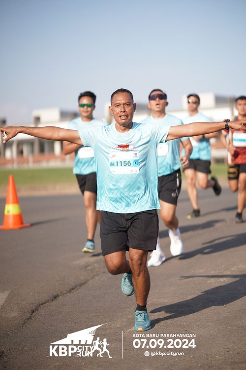 Race photo from KBP City Run 2024