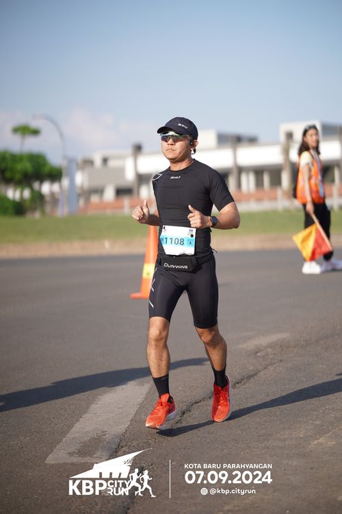Race photo from KBP City Run 2024