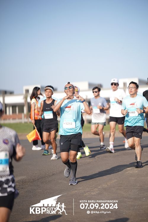 Race photo from KBP City Run 2024