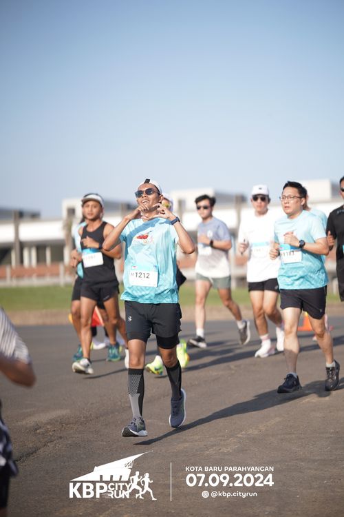 Race photo from KBP City Run 2024