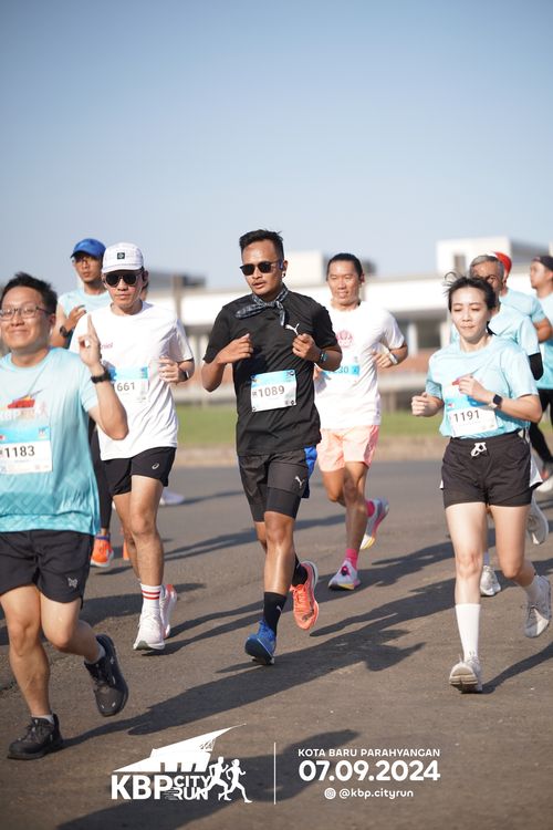 Race photo from KBP City Run 2024