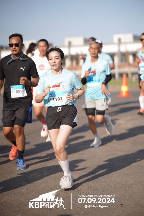 Race photo from KBP City Run 2024