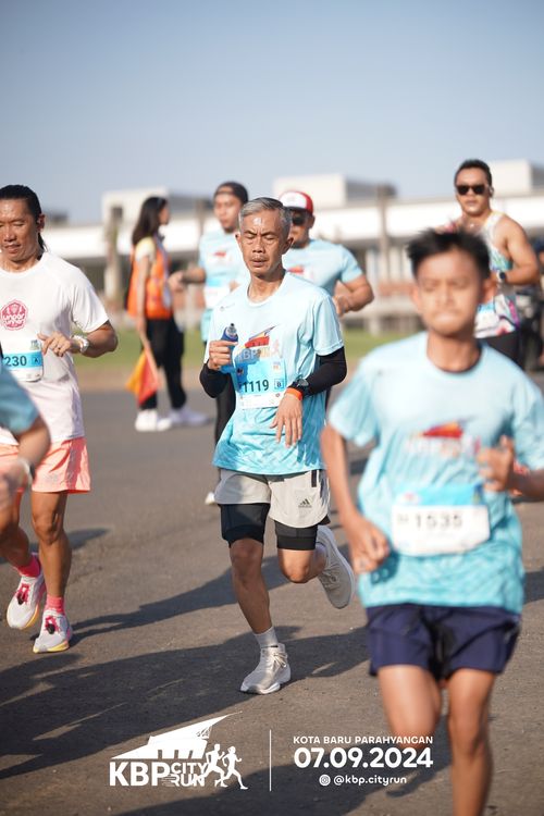 Race photo from KBP City Run 2024