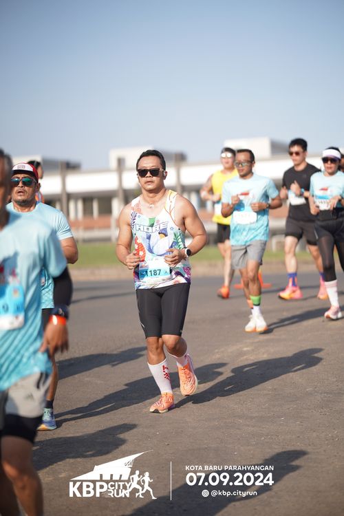 Race photo from KBP City Run 2024