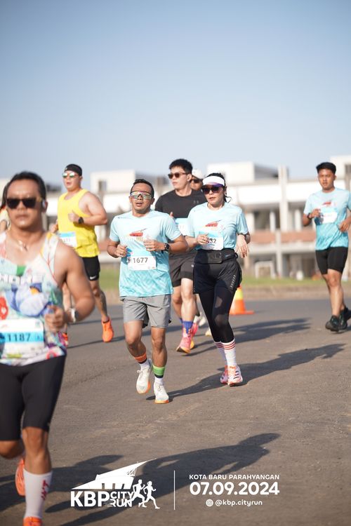 Race photo from KBP City Run 2024