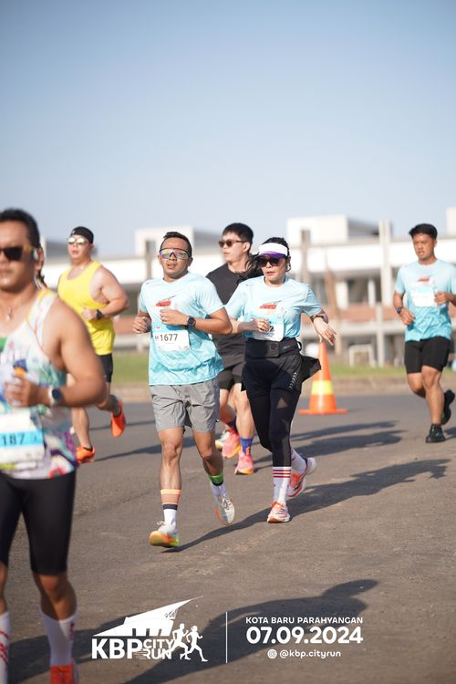 Race photo from KBP City Run 2024
