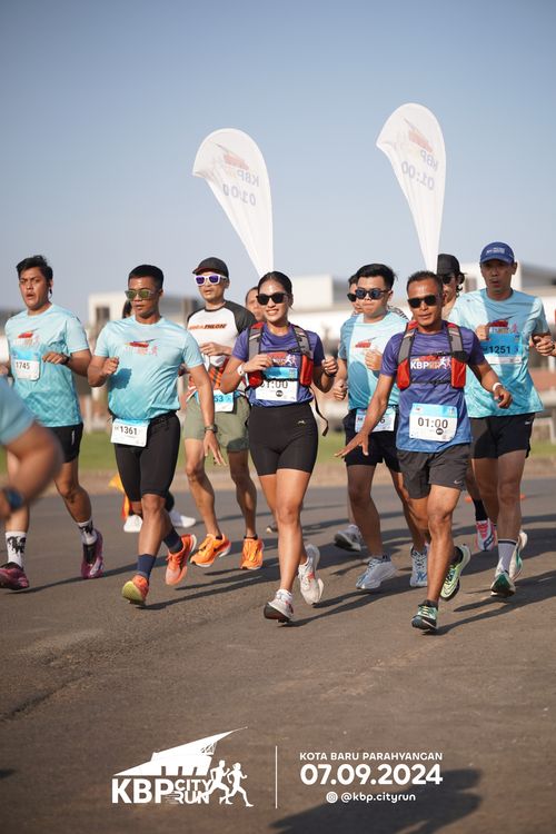 Race photo from KBP City Run 2024