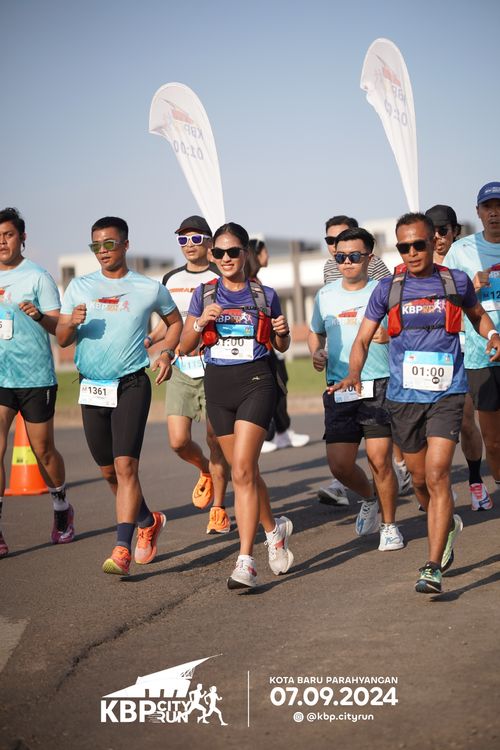 Race photo from KBP City Run 2024