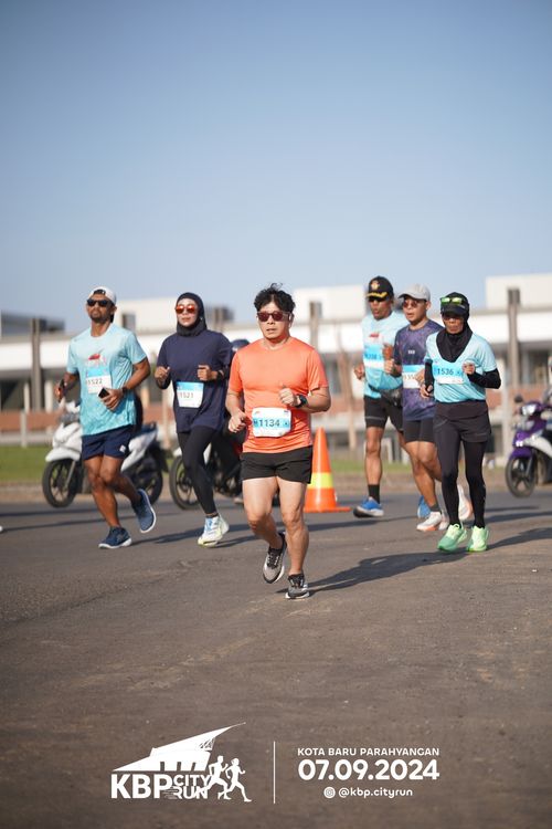 Race photo from KBP City Run 2024