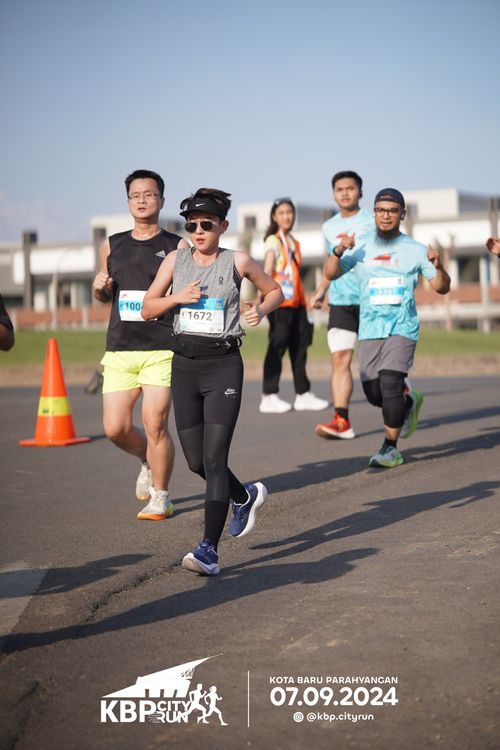 Race photo from KBP City Run 2024