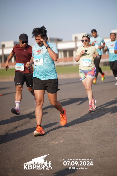 Race photo from KBP City Run 2024