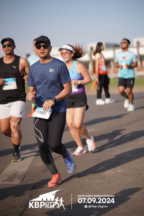 Race photo from KBP City Run 2024