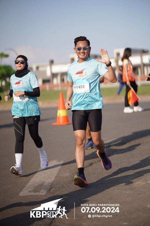 Race photo from KBP City Run 2024