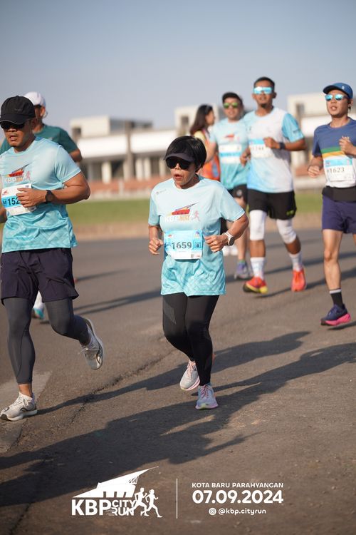 Race photo from KBP City Run 2024