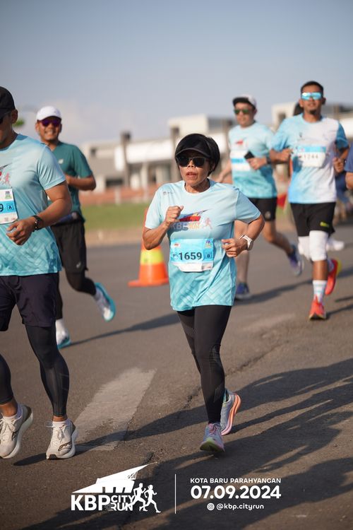 Race photo from KBP City Run 2024