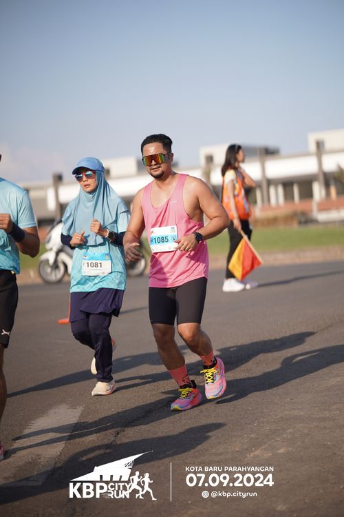 Race photo from KBP City Run 2024