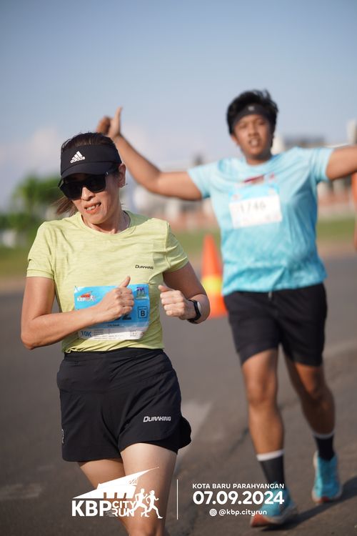 Race photo from KBP City Run 2024