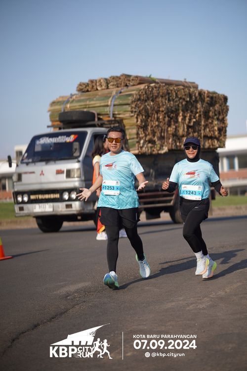 Race photo from KBP City Run 2024