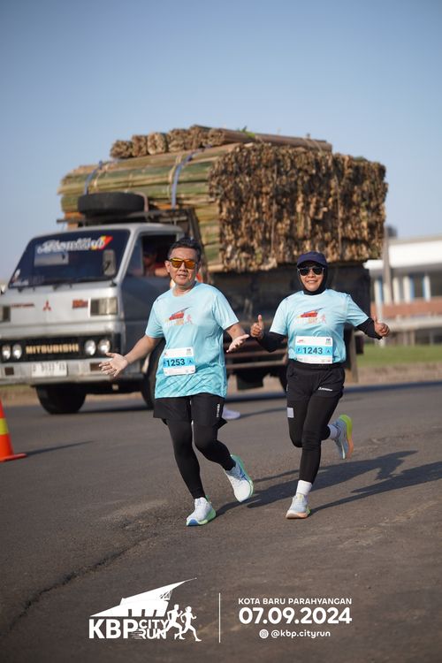 Race photo from KBP City Run 2024