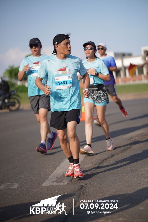 Race photo from KBP City Run 2024