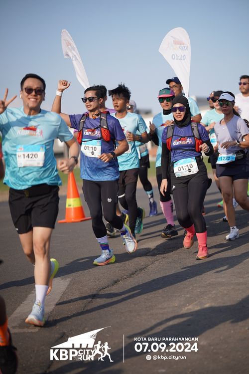 Race photo from KBP City Run 2024