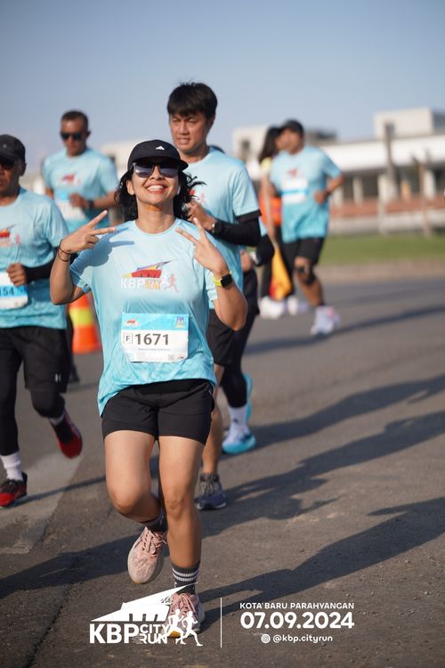 Race photo from KBP City Run 2024