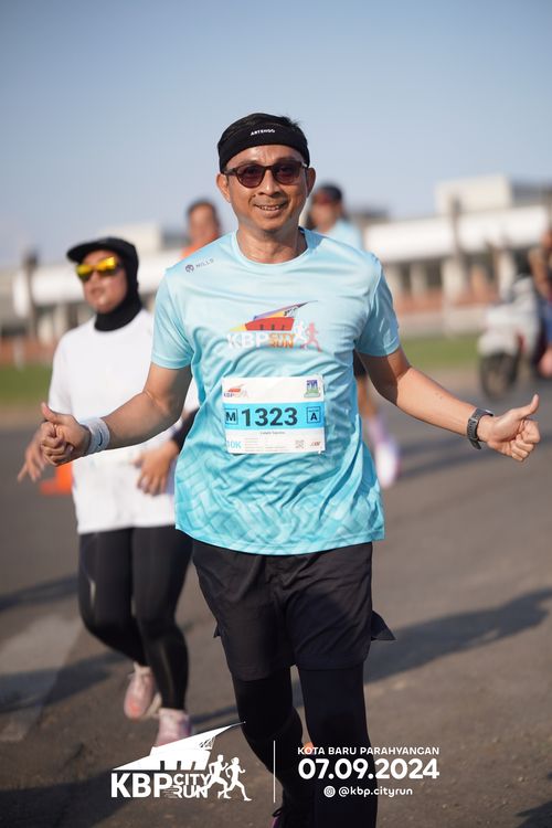 Race photo from KBP City Run 2024