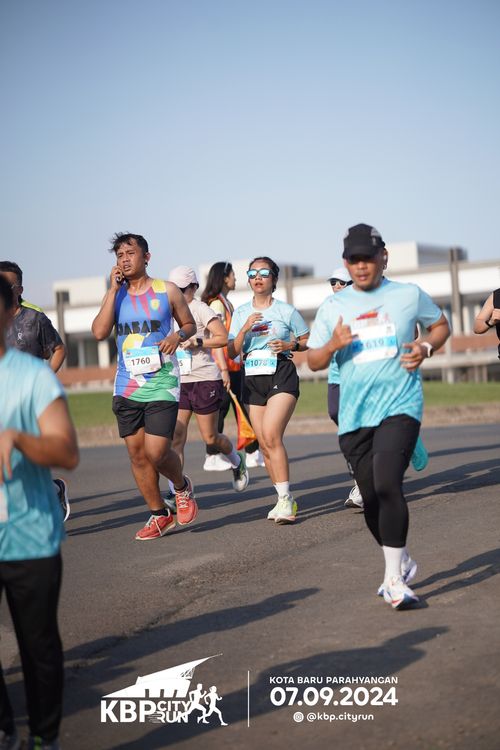 Race photo from KBP City Run 2024