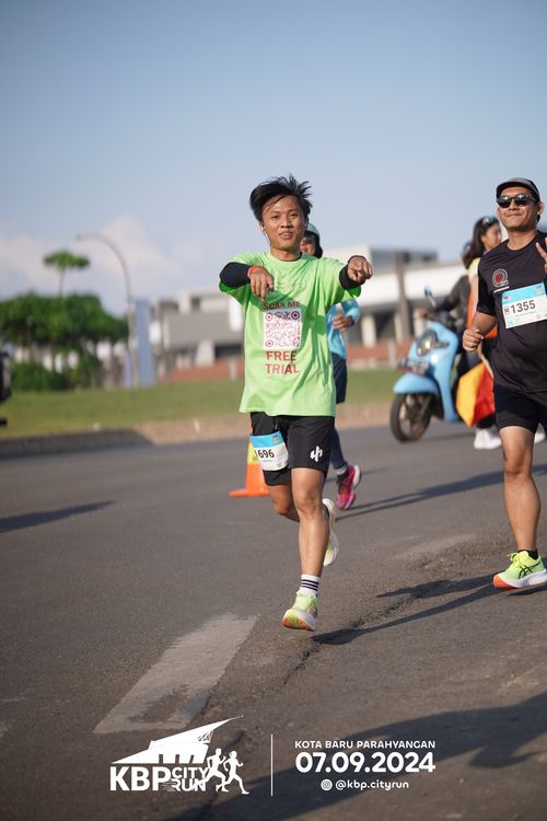 Race photo from KBP City Run 2024