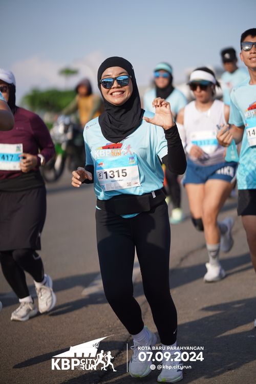 Race photo from KBP City Run 2024