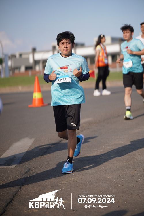 Race photo from KBP City Run 2024