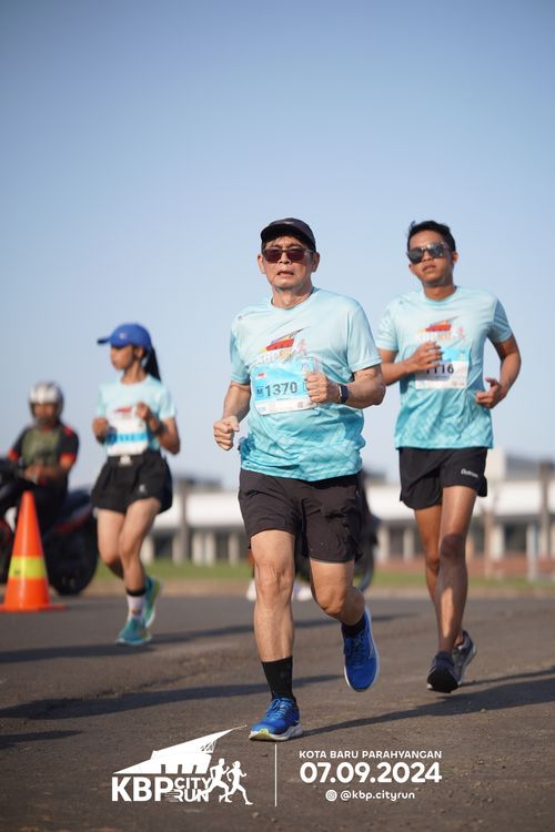 Race photo from KBP City Run 2024